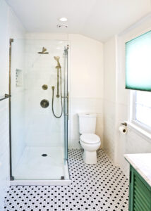 low-threshold shower